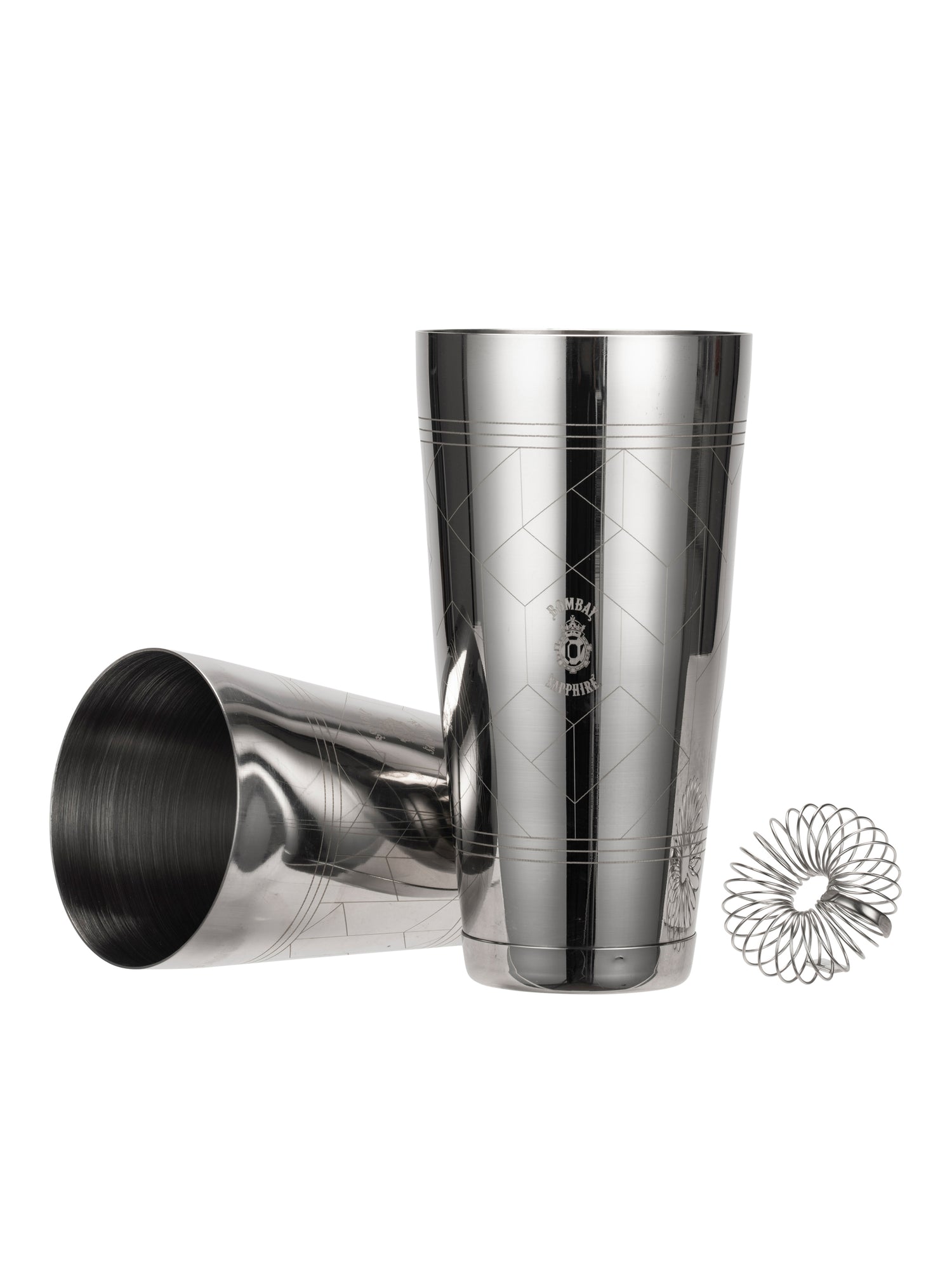 Bombay Sapphire x Bonzer Boston Shaker and Spring Whisk Set