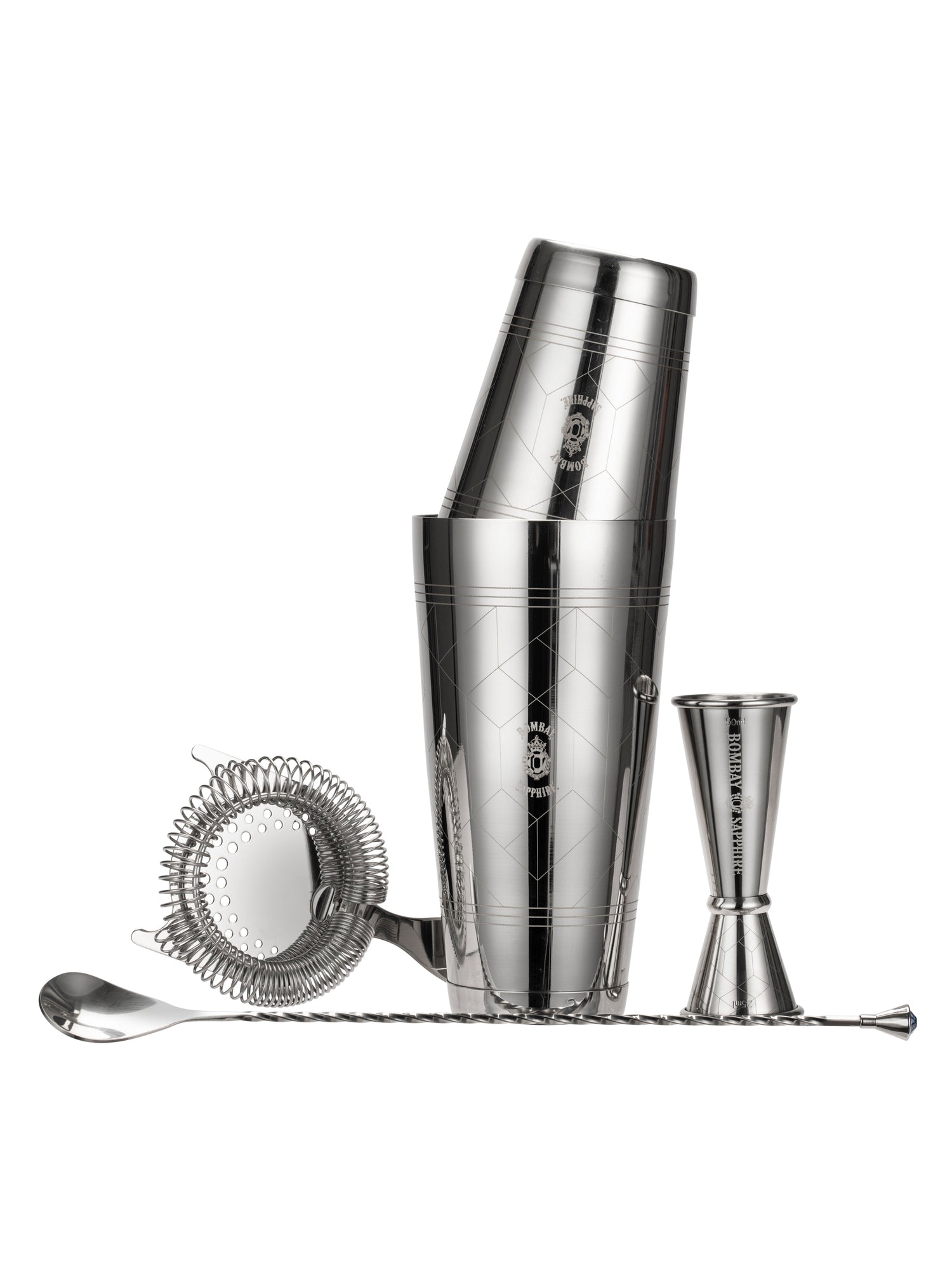 Bombay Sapphire x Bonzer 4 Piece Cocktail Kit