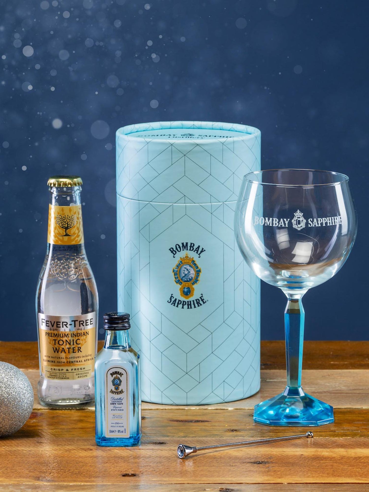 Bombay Gin & Tonic Glass Gift Set