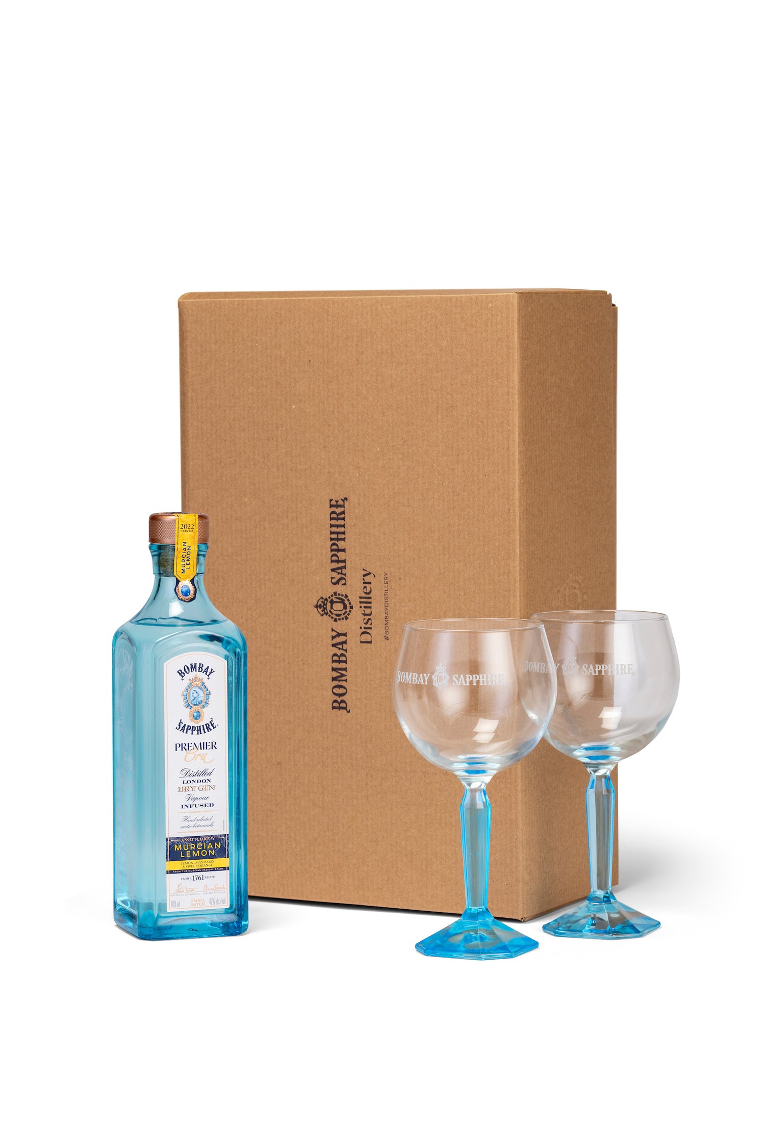 Bombay Sapphire Gin & Glasses Gift Set