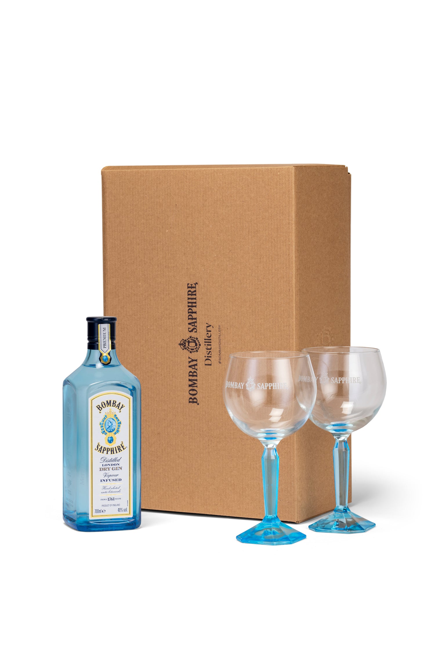 Bombay Sapphire Gin & Glasses Gift Set