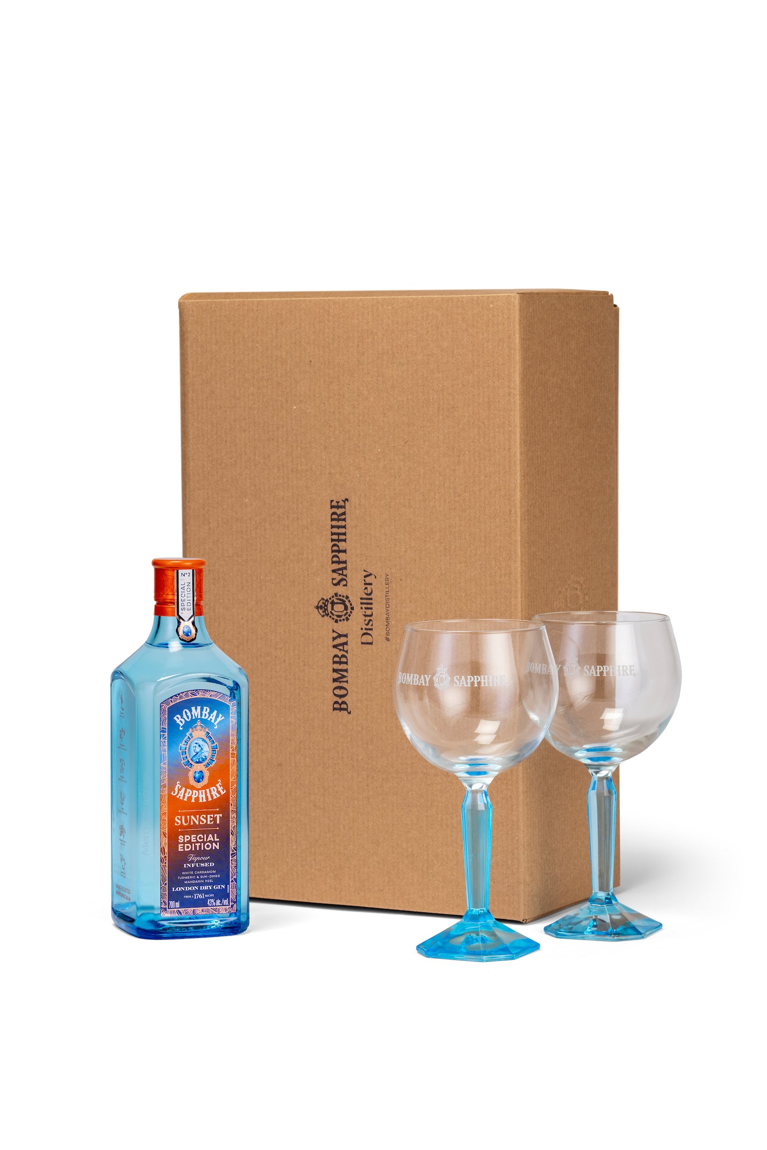 Bombay Sapphire Gin & Glasses Gift Set