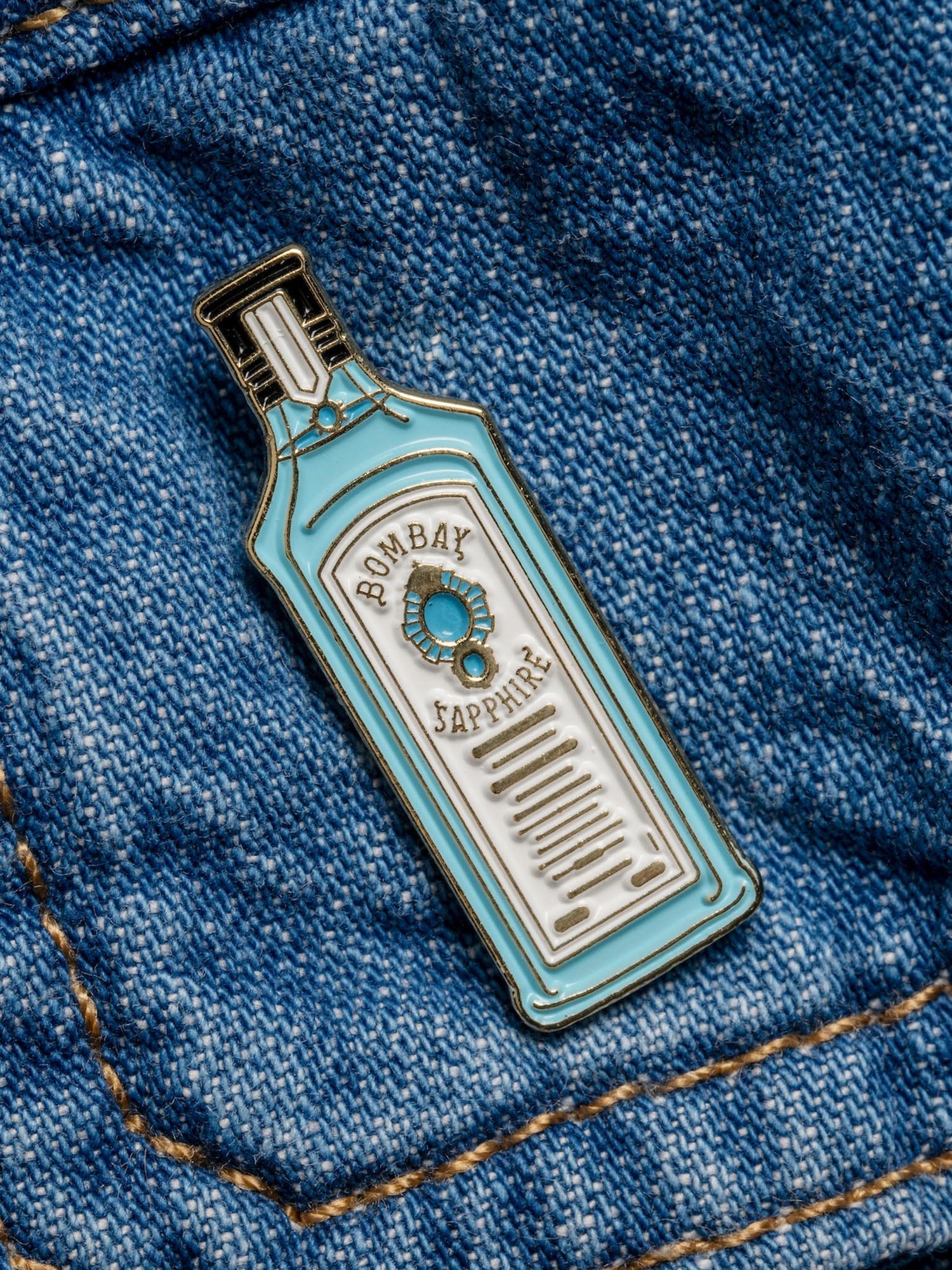 Bombay Sapphire Pin Badges