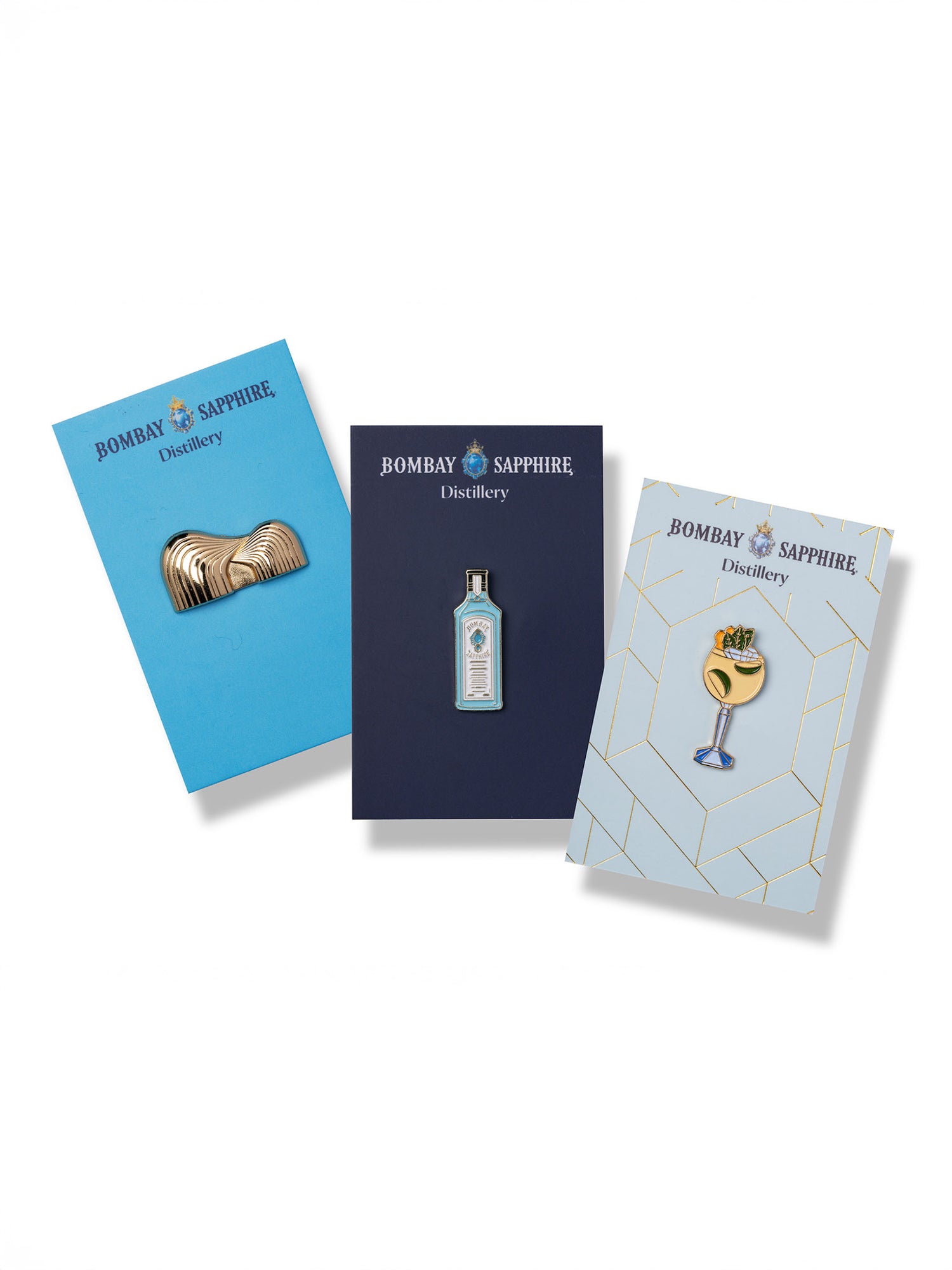 Bombay Sapphire Pin Badges