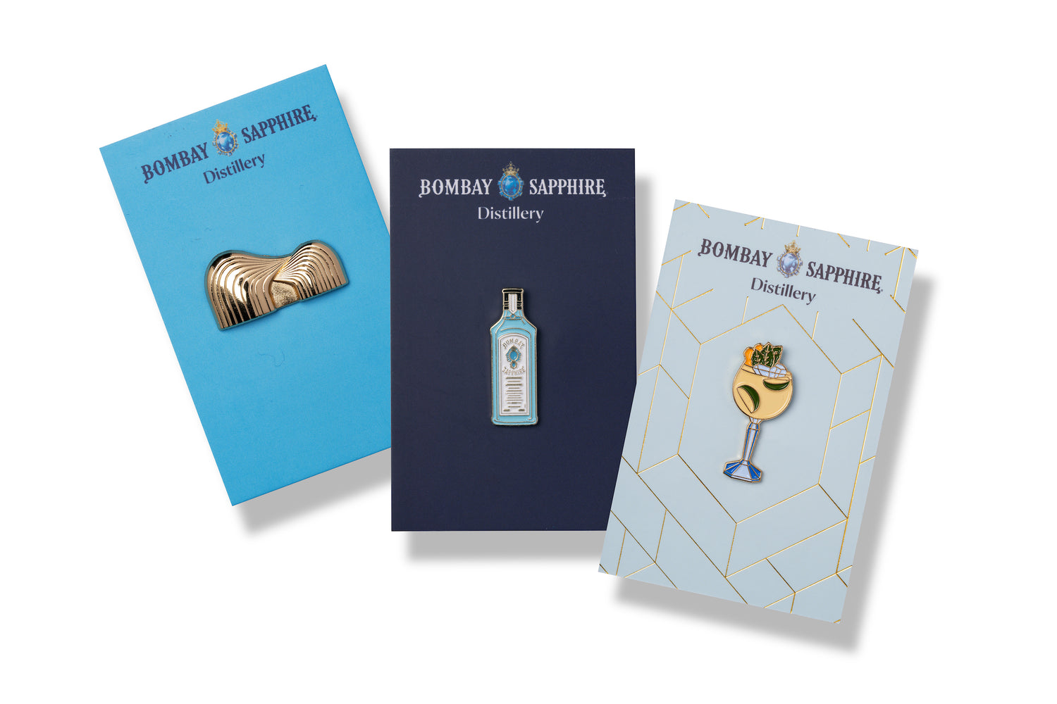 Bombay Sapphire Pin Badges