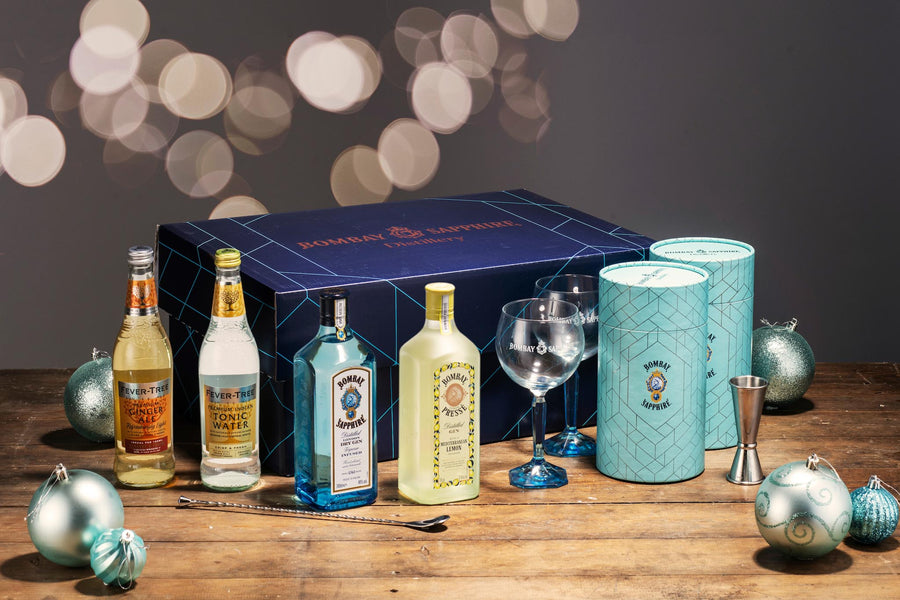 Ultimate Christmas Hamper Gift Set with Personalised Engraved Bottle