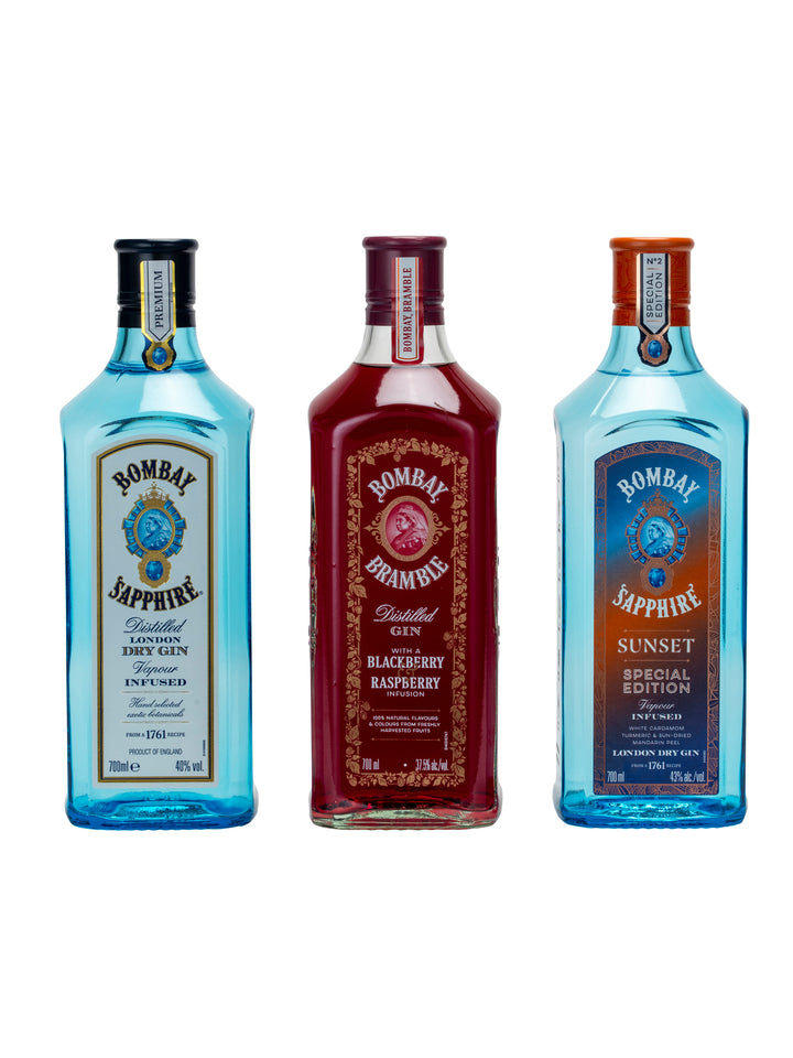 Bombay Sapphire Gin Triple Pack