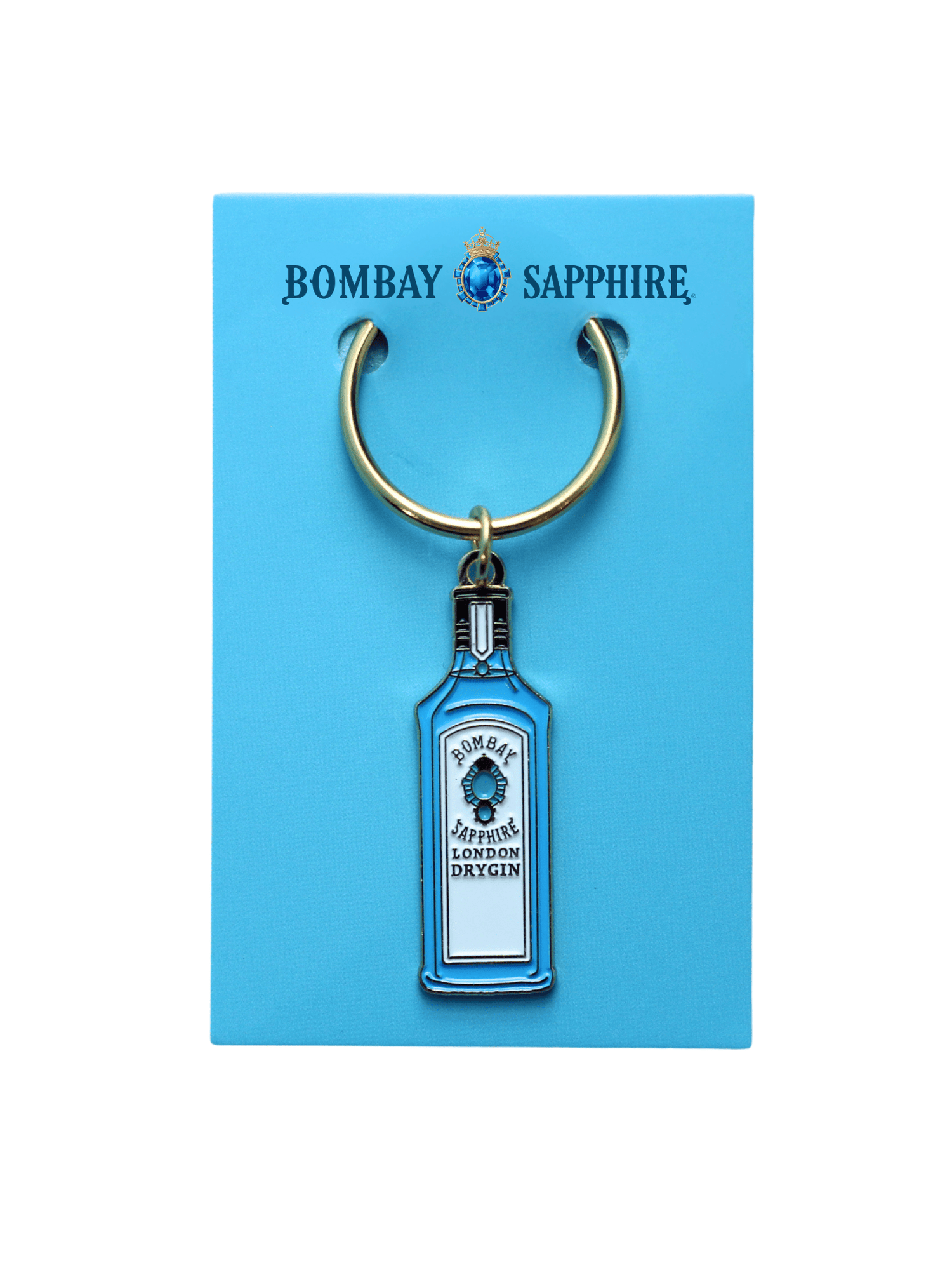 Bombay Sapphire Gin Bottle Keyring