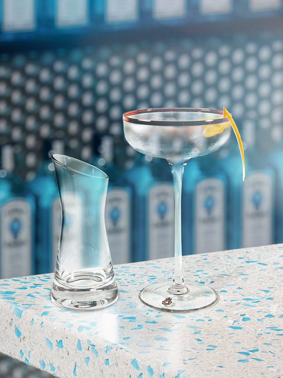 Bombay Sapphire Martini Cocktail Glass Set